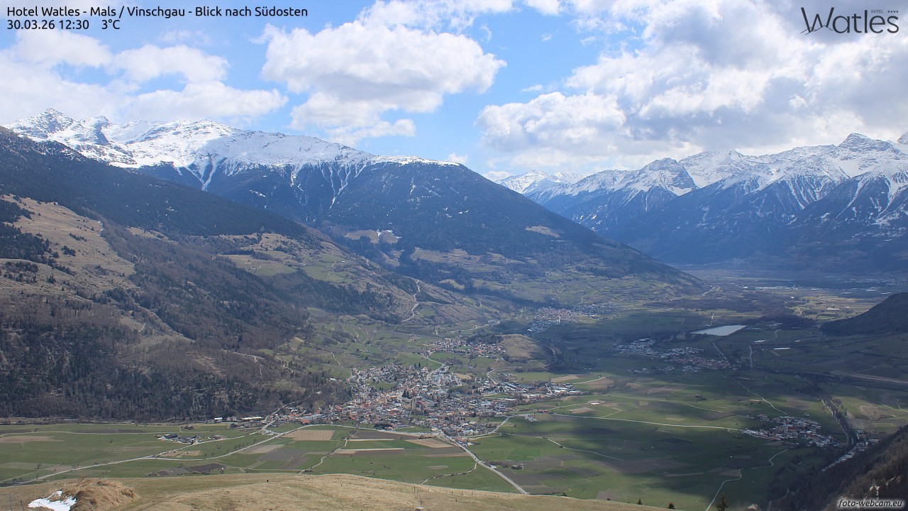 Archiv Foto Webcam Panoramablick vom Hotel Watles