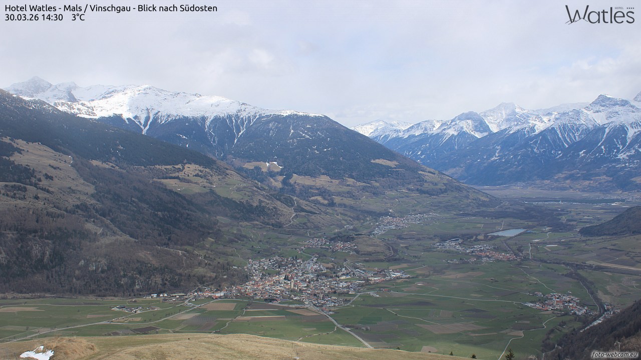 Archiv Foto Webcam Panoramablick vom Hotel Watles