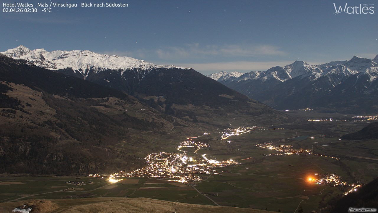 Archiv Foto Webcam Panoramablick vom Hotel Watles