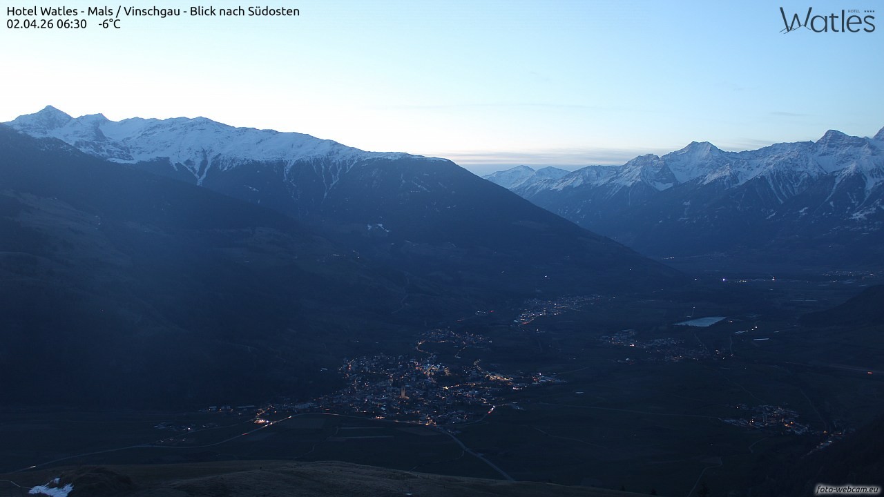 Archiv Foto Webcam Panoramablick vom Hotel Watles