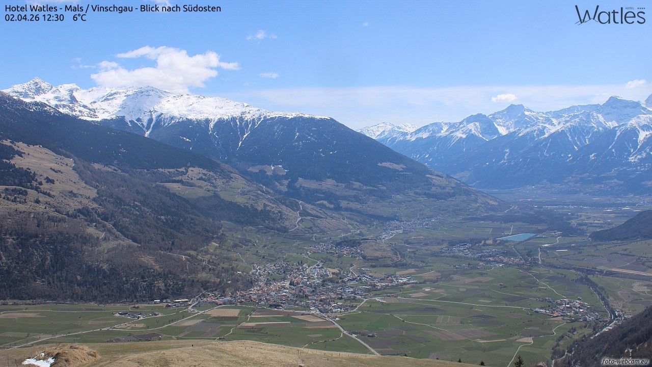 Archiv Foto Webcam Panoramablick vom Hotel Watles