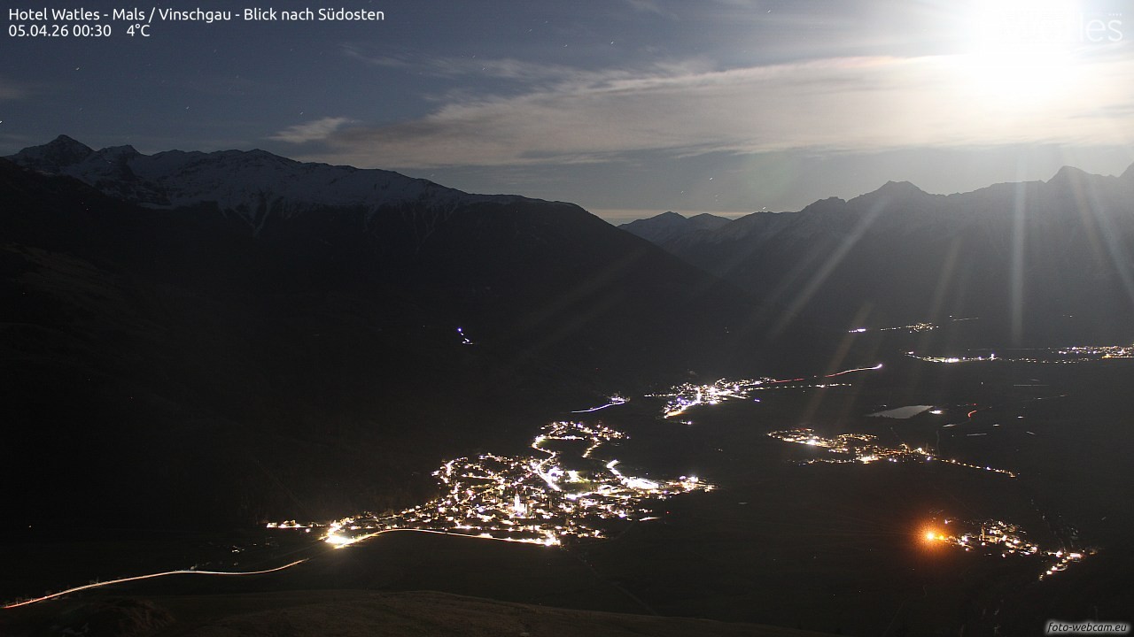 Archiv Foto Webcam Panoramablick vom Hotel Watles