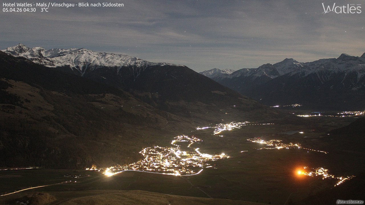 Archiv Foto Webcam Panoramablick vom Hotel Watles