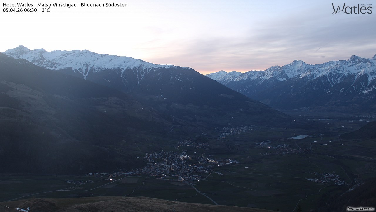 Archiv Foto Webcam Panoramablick vom Hotel Watles