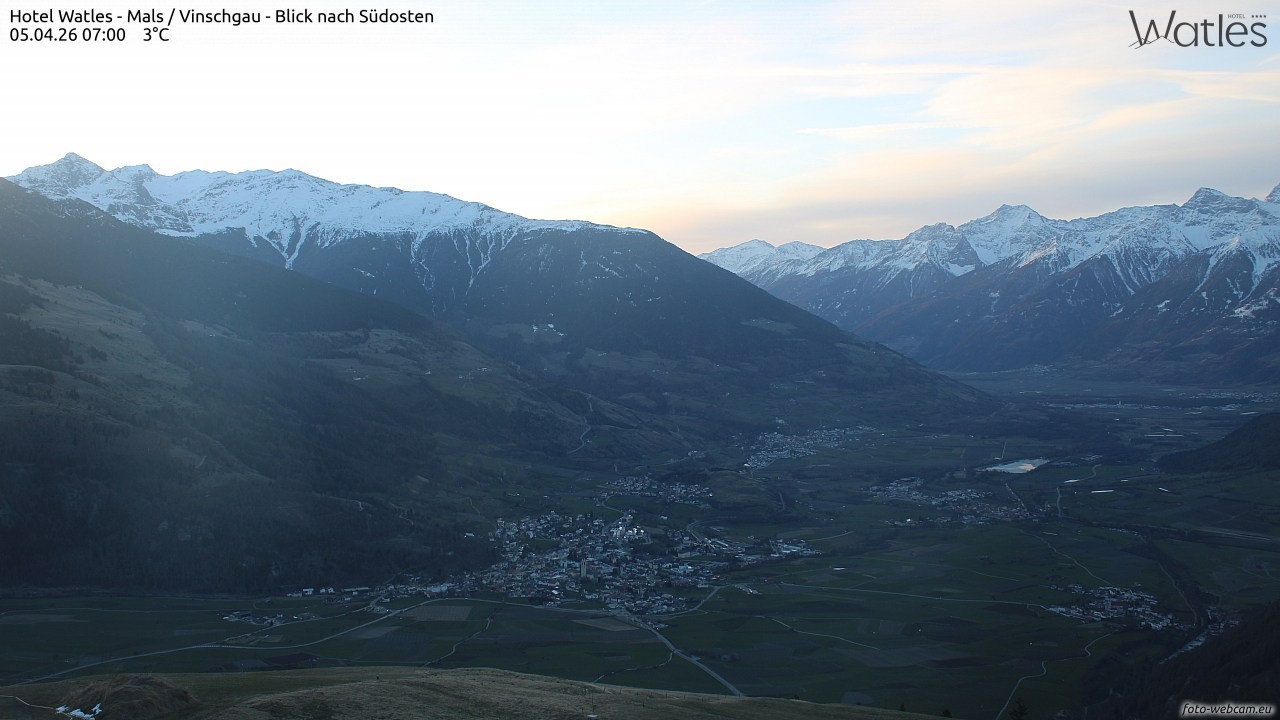 Archiv Foto Webcam Panoramablick vom Hotel Watles