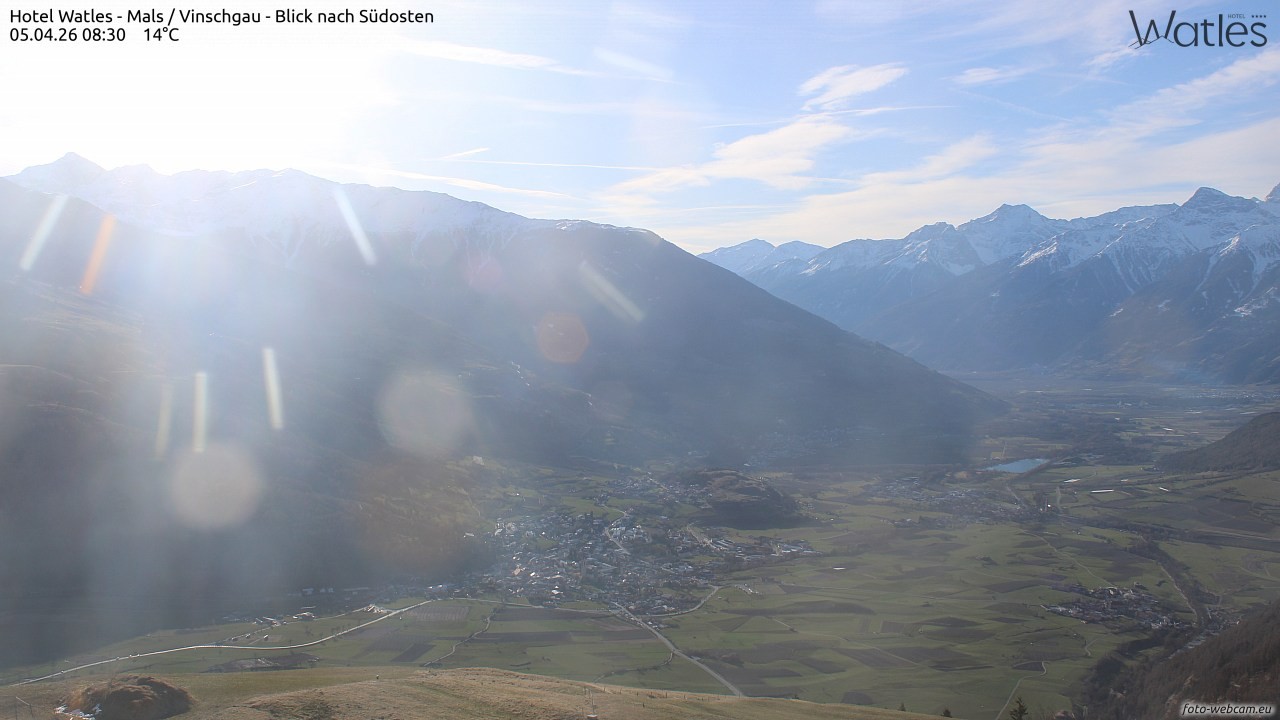 Archiv Foto Webcam Panoramablick vom Hotel Watles