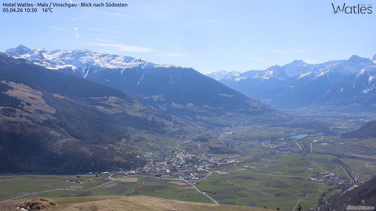 Archiv Foto Webcam Panoramablick vom Hotel Watles