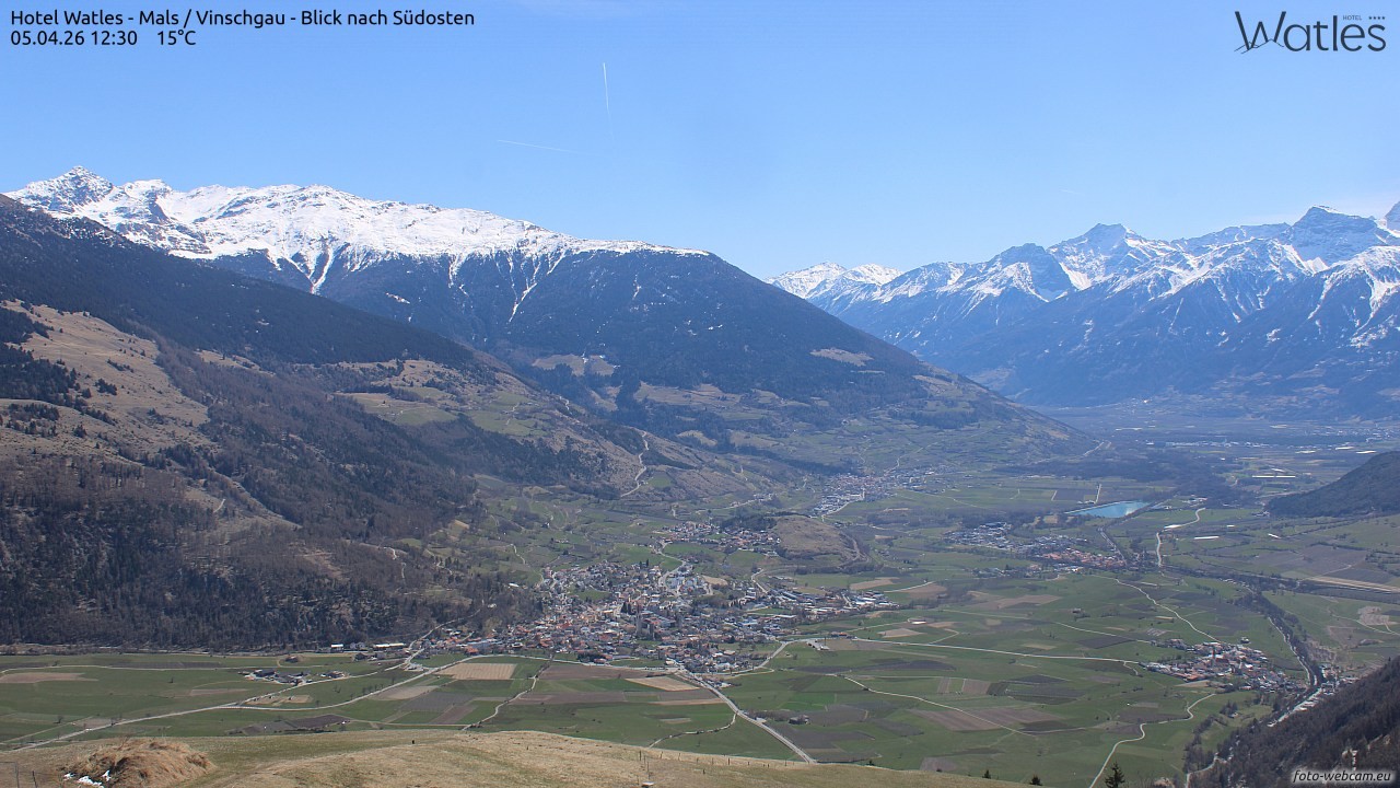 Archiv Foto Webcam Panoramablick vom Hotel Watles