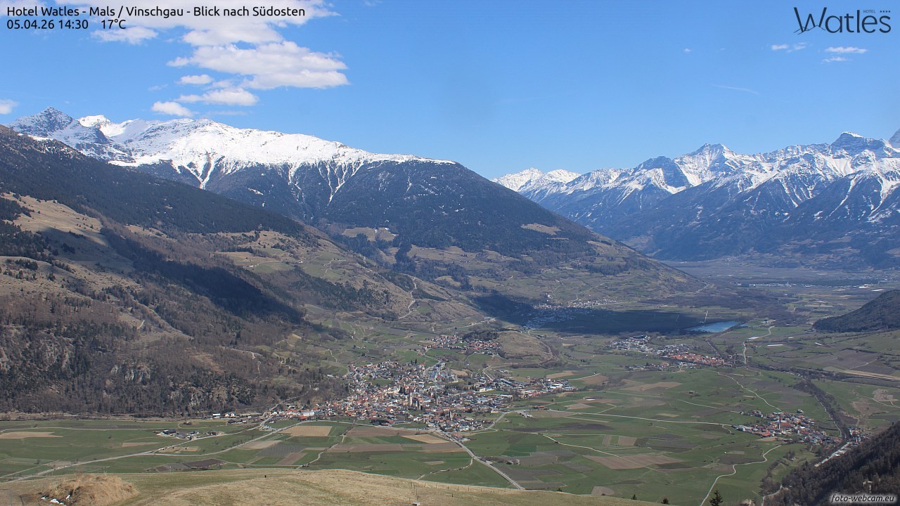 Archiv Foto Webcam Panoramablick vom Hotel Watles