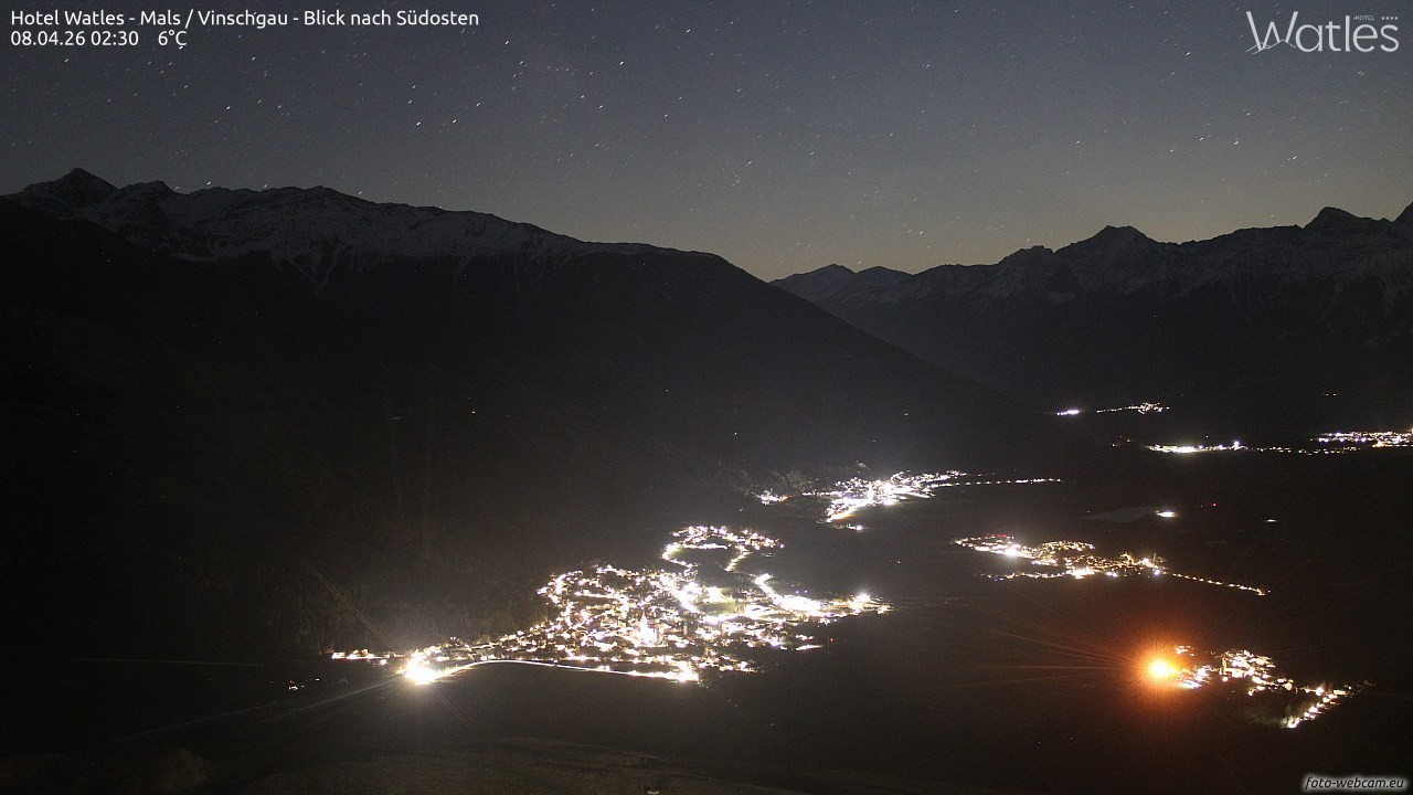 Archiv Foto Webcam Panoramablick vom Hotel Watles