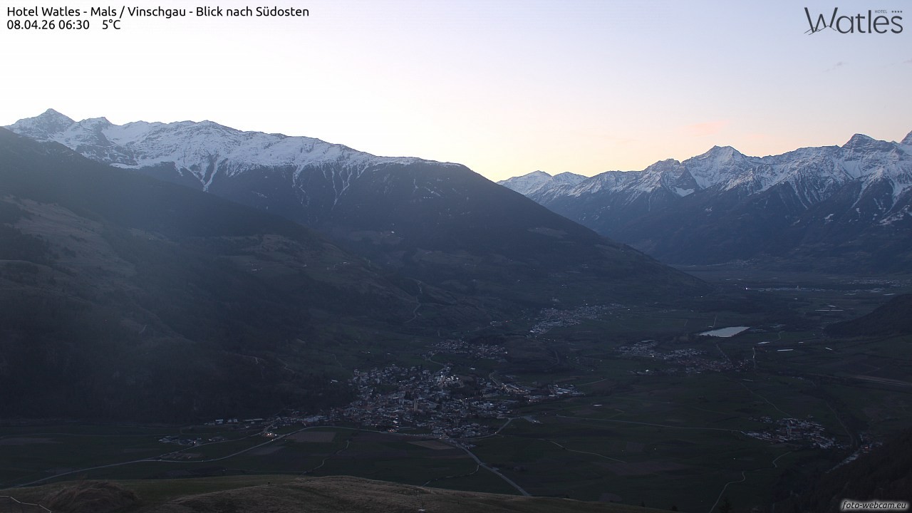 Archiv Foto Webcam Panoramablick vom Hotel Watles