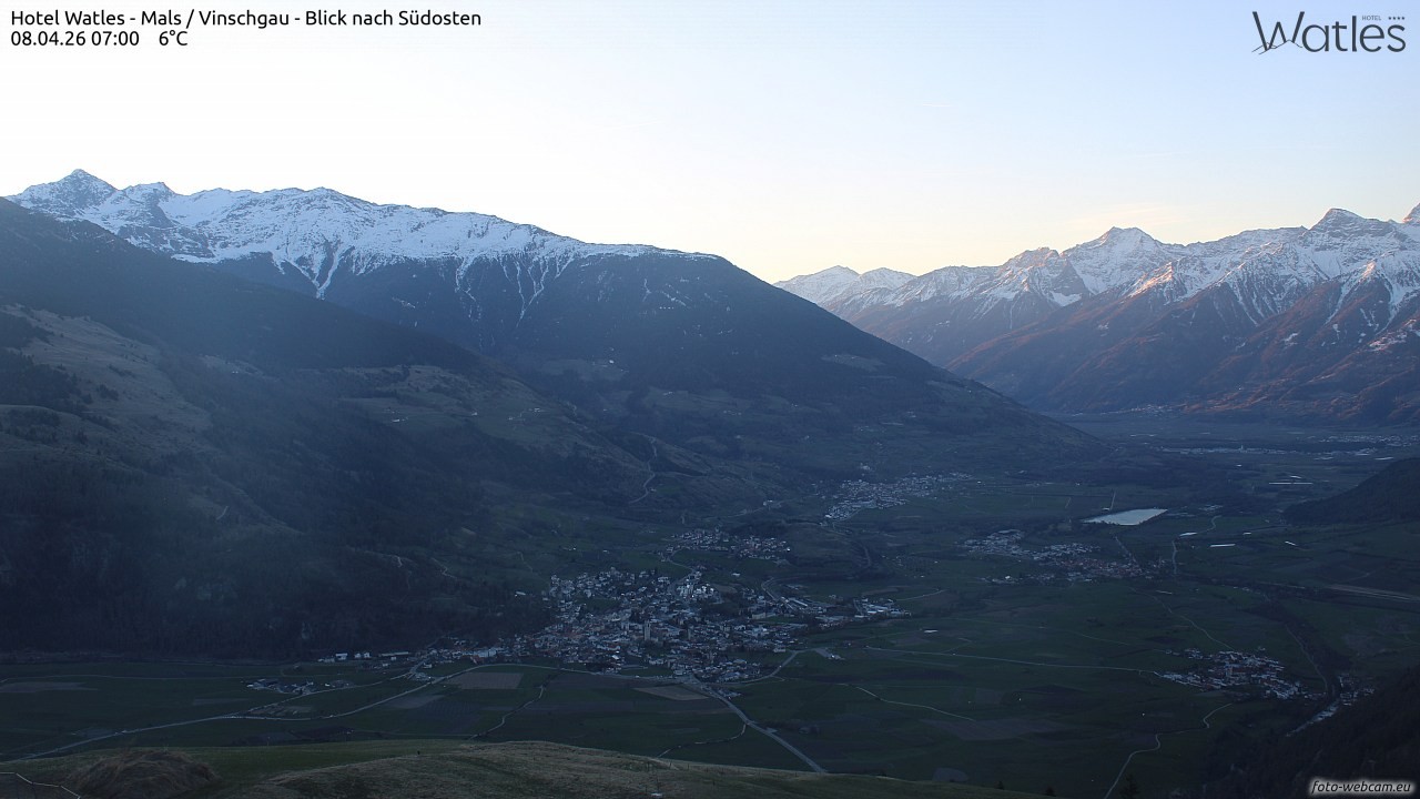 Archiv Foto Webcam Panoramablick vom Hotel Watles