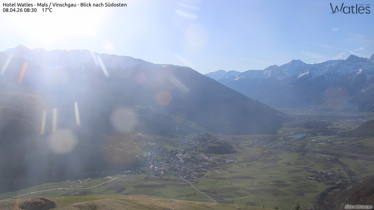 Archiv Foto Webcam Panoramablick vom Hotel Watles