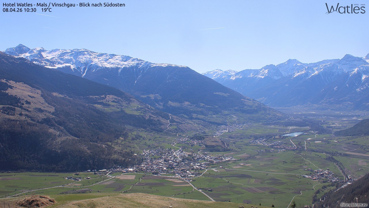 Archiv Foto Webcam Panoramablick vom Hotel Watles