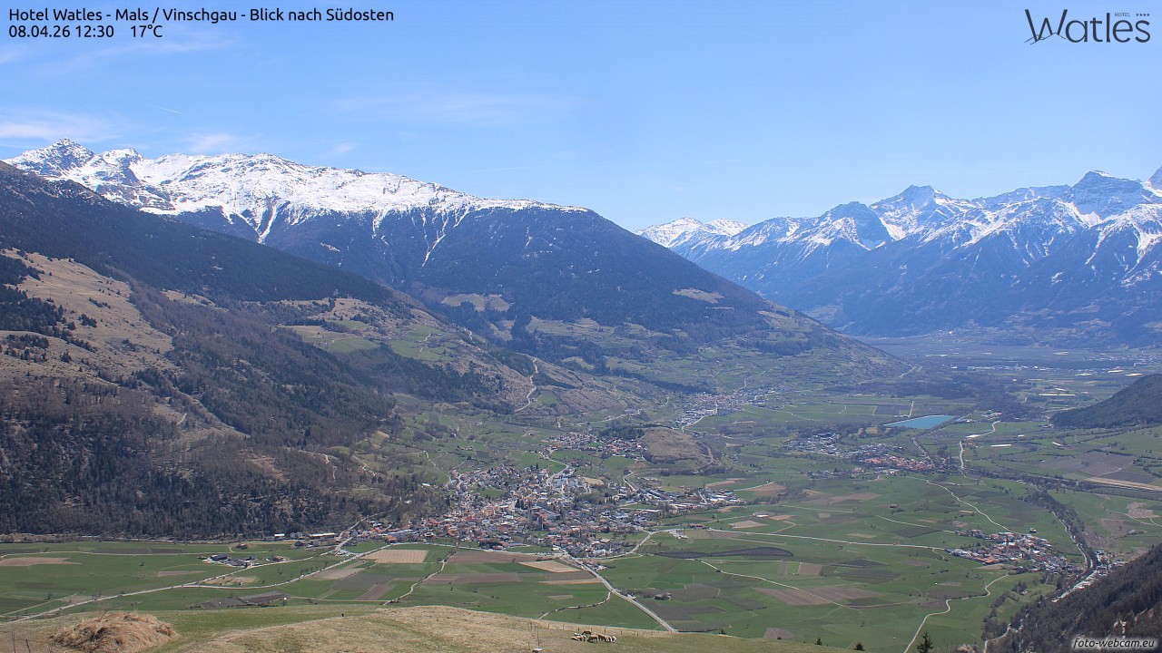 Archiv Foto Webcam Panoramablick vom Hotel Watles