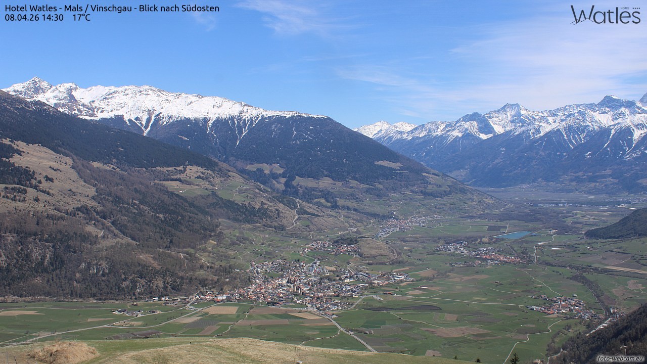 Archiv Foto Webcam Panoramablick vom Hotel Watles