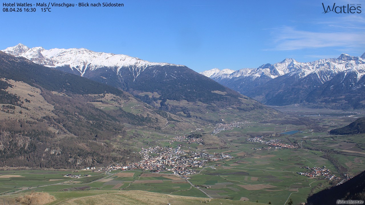 Archiv Foto Webcam Panoramablick vom Hotel Watles