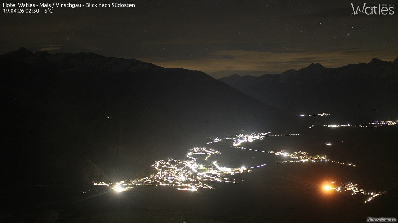 Archiv Foto Webcam Panoramablick vom Hotel Watles