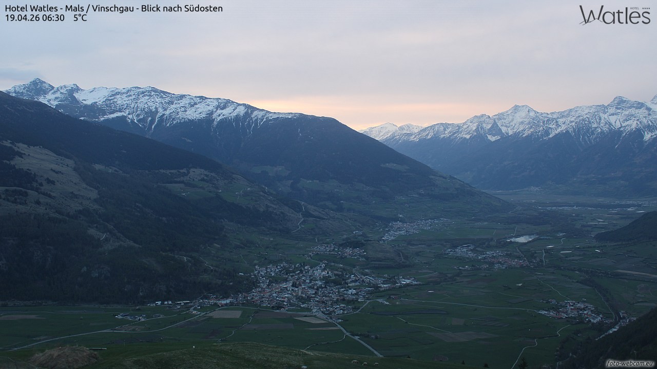 Archiv Foto Webcam Panoramablick vom Hotel Watles