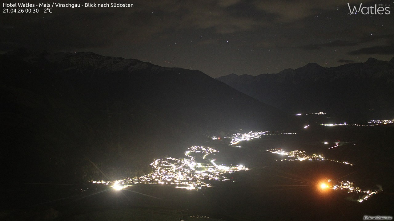 Archiv Foto Webcam Panoramablick vom Hotel Watles