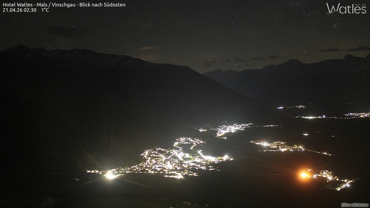 Archiv Foto Webcam Panoramablick vom Hotel Watles