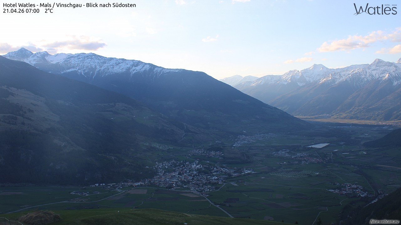 Archiv Foto Webcam Panoramablick vom Hotel Watles