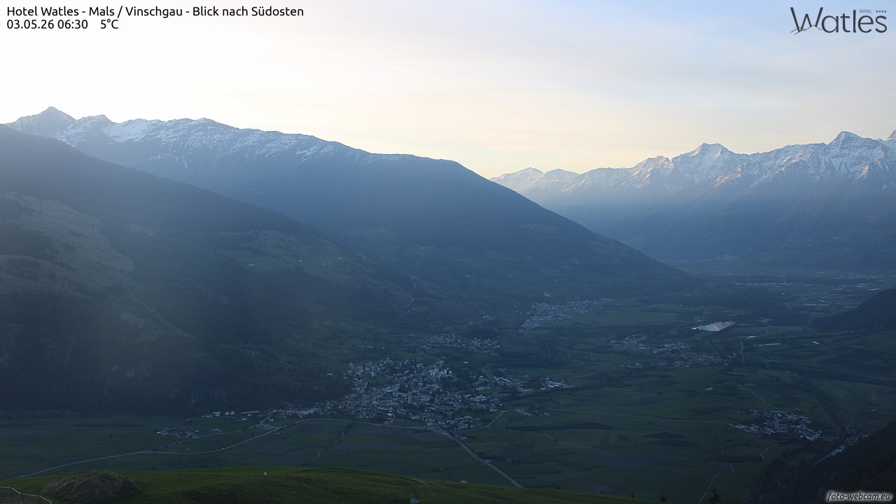Archiv Foto Webcam Panoramablick vom Hotel Watles