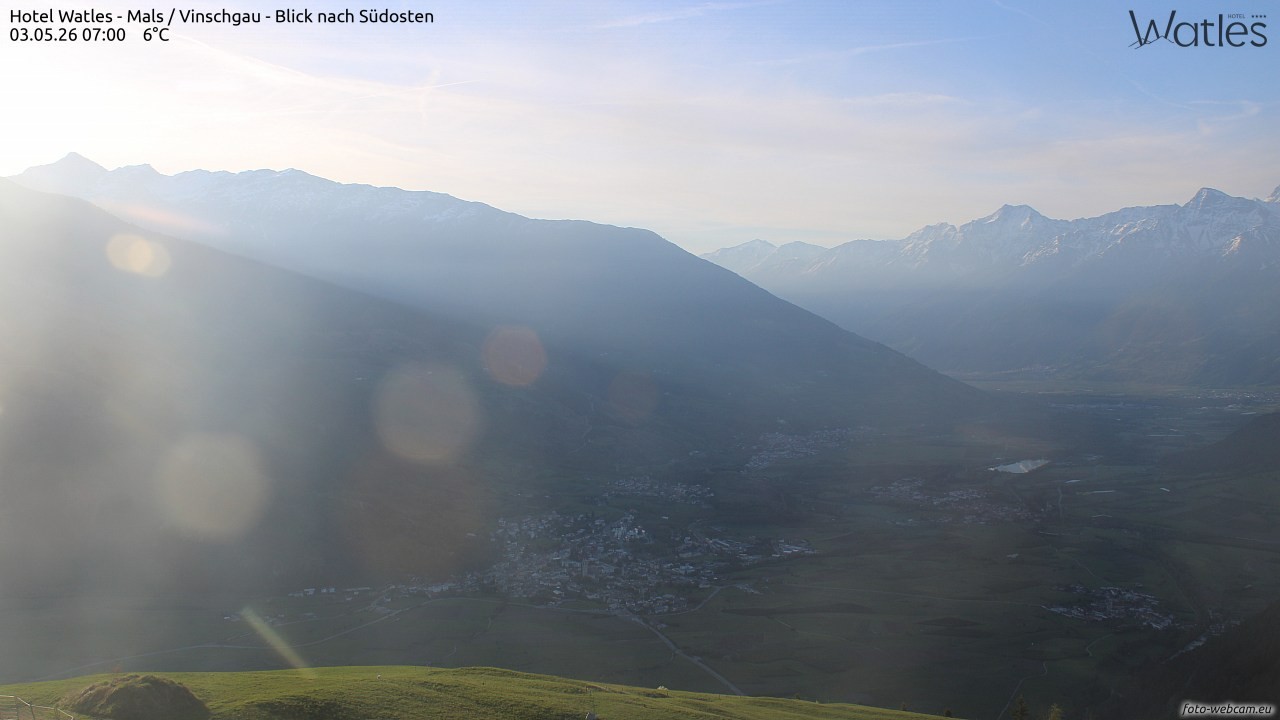 Archiv Foto Webcam Panoramablick vom Hotel Watles
