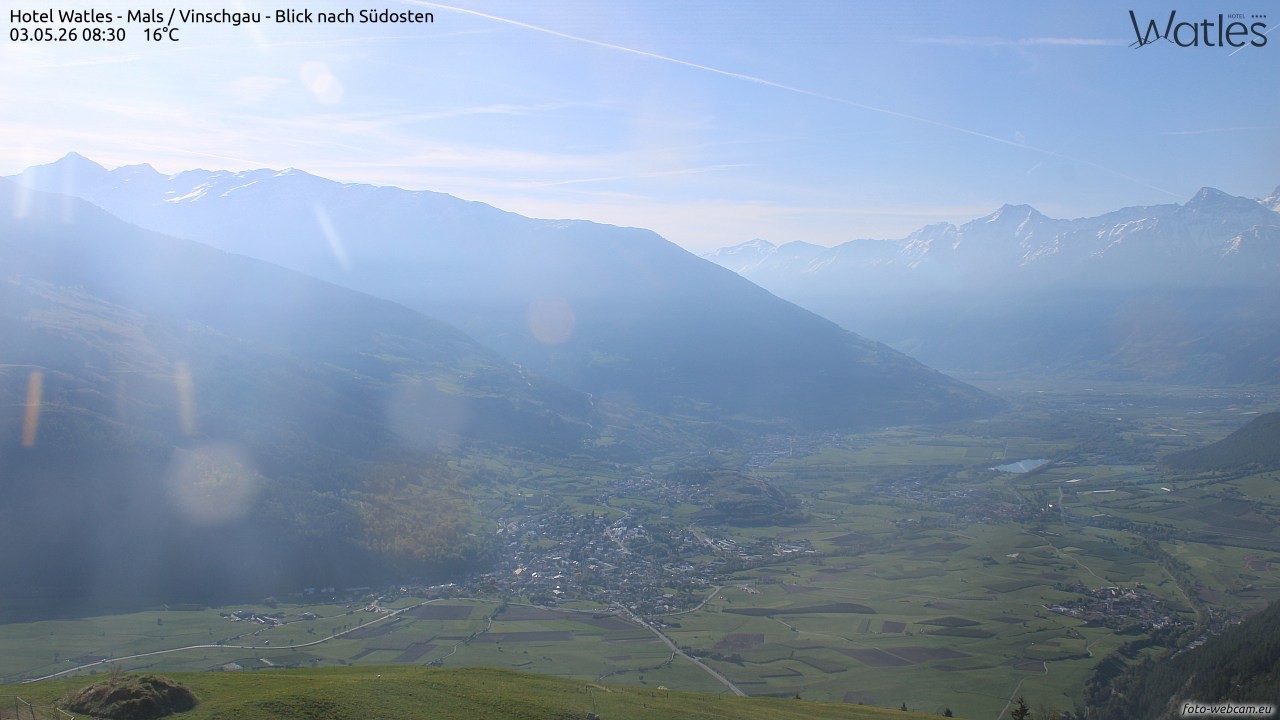 Archiv Foto Webcam Panoramablick vom Hotel Watles