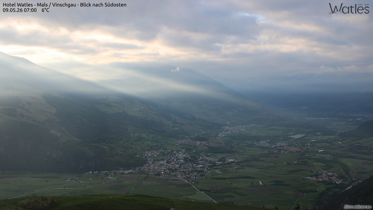 Archiv Foto Webcam Panoramablick vom Hotel Watles