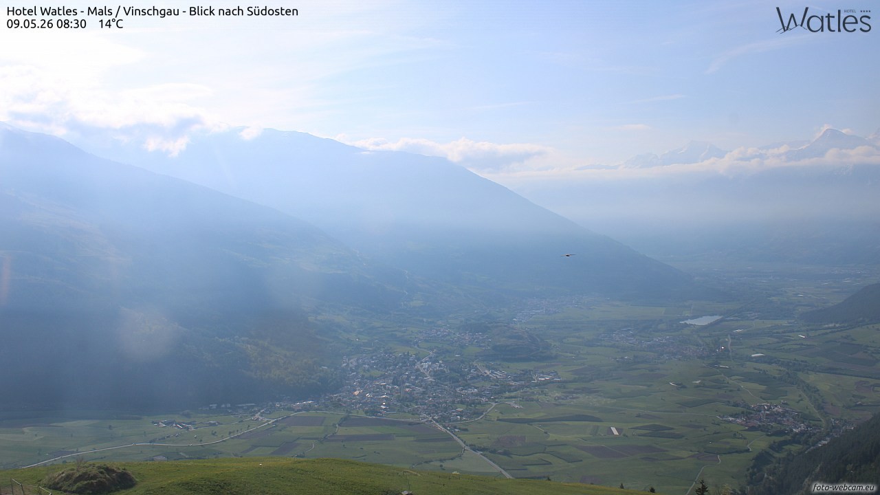 Archiv Foto Webcam Panoramablick vom Hotel Watles