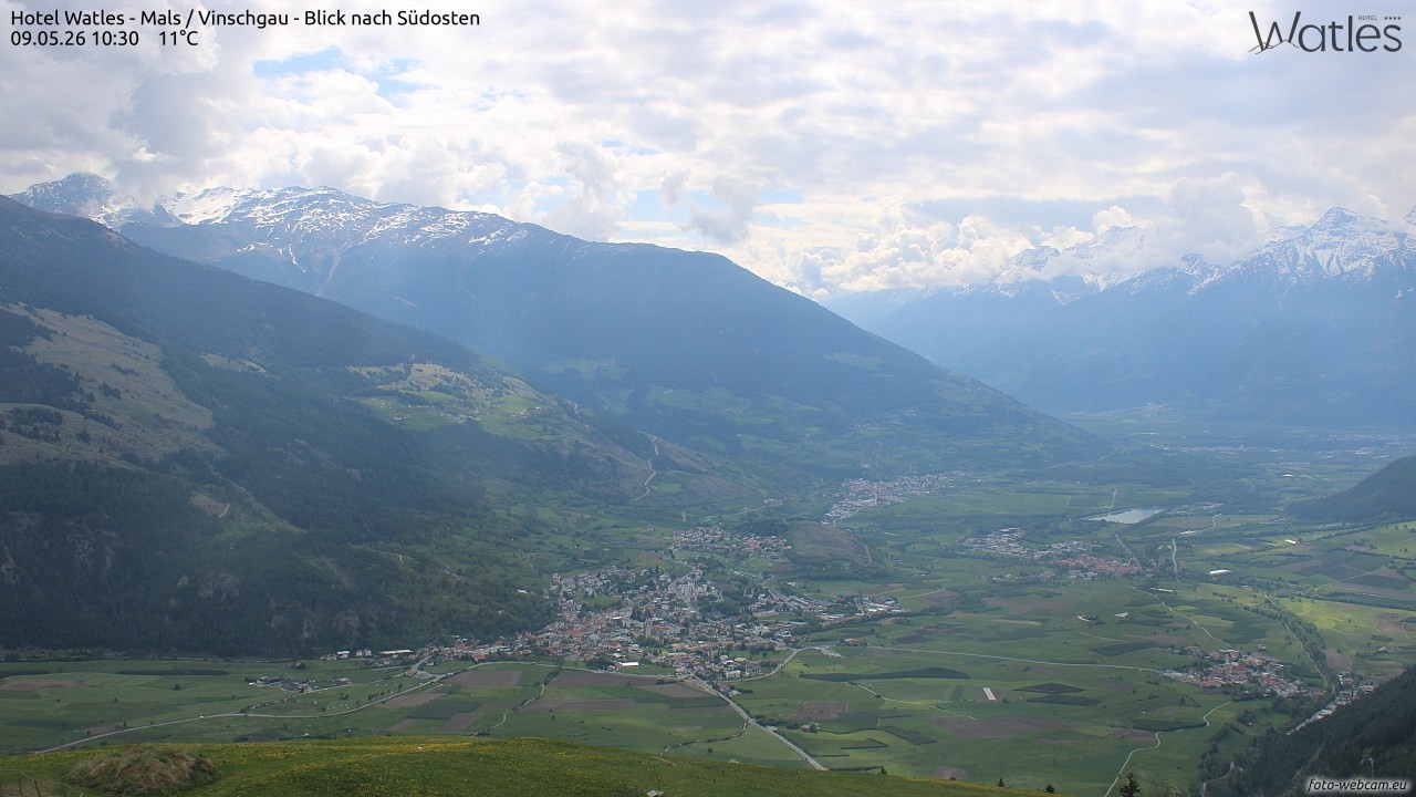 Archiv Foto Webcam Panoramablick vom Hotel Watles