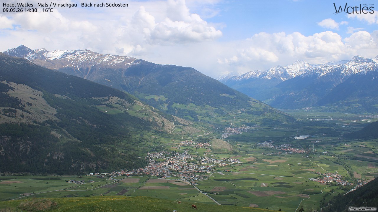 Archiv Foto Webcam Panoramablick vom Hotel Watles