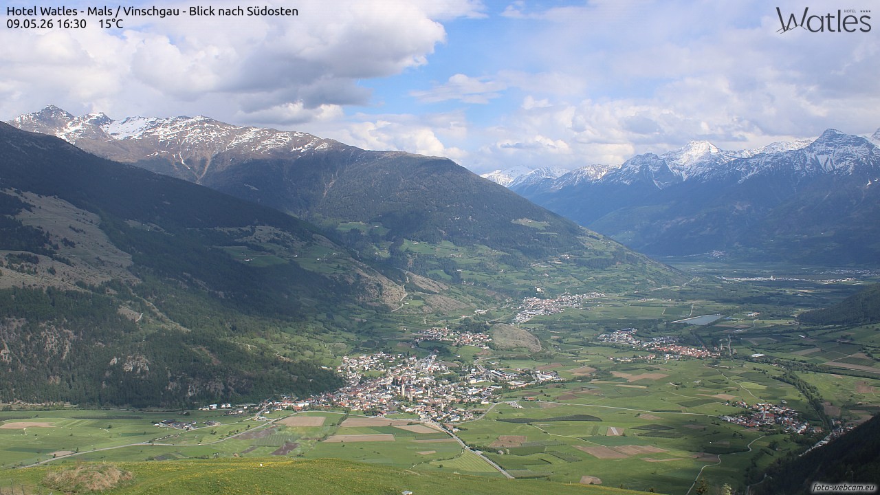 Archiv Foto Webcam Panoramablick vom Hotel Watles