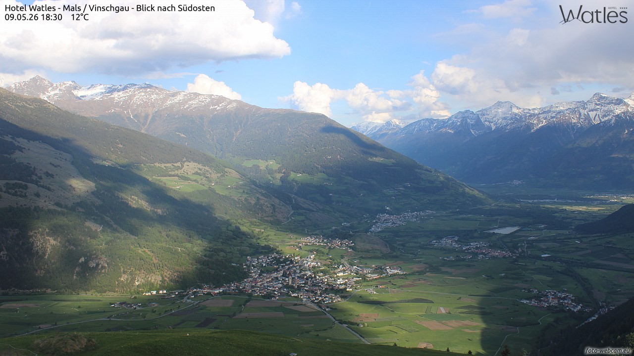 Archiv Foto Webcam Panoramablick vom Hotel Watles