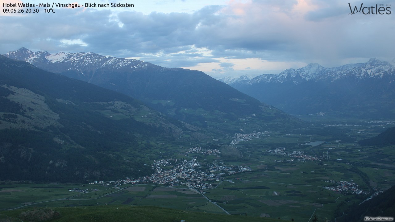 Archiv Foto Webcam Panoramablick vom Hotel Watles