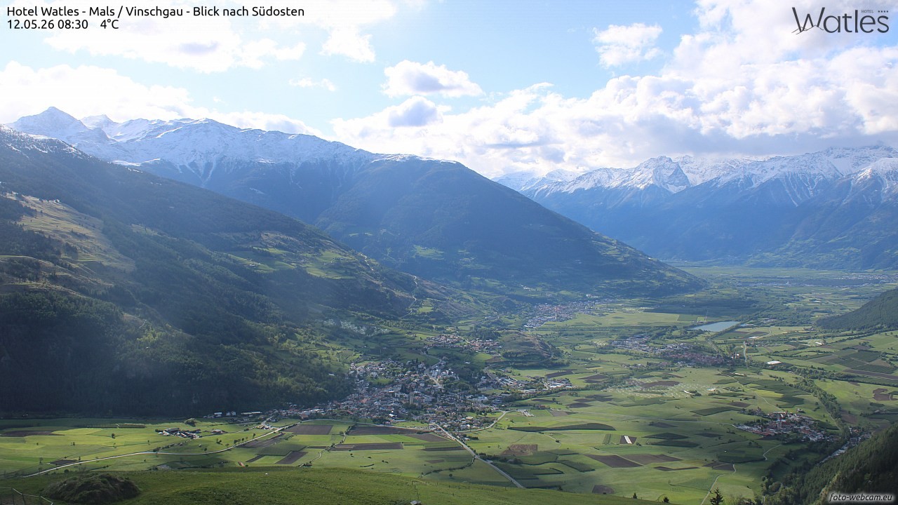 Archiv Foto Webcam Panoramablick vom Hotel Watles