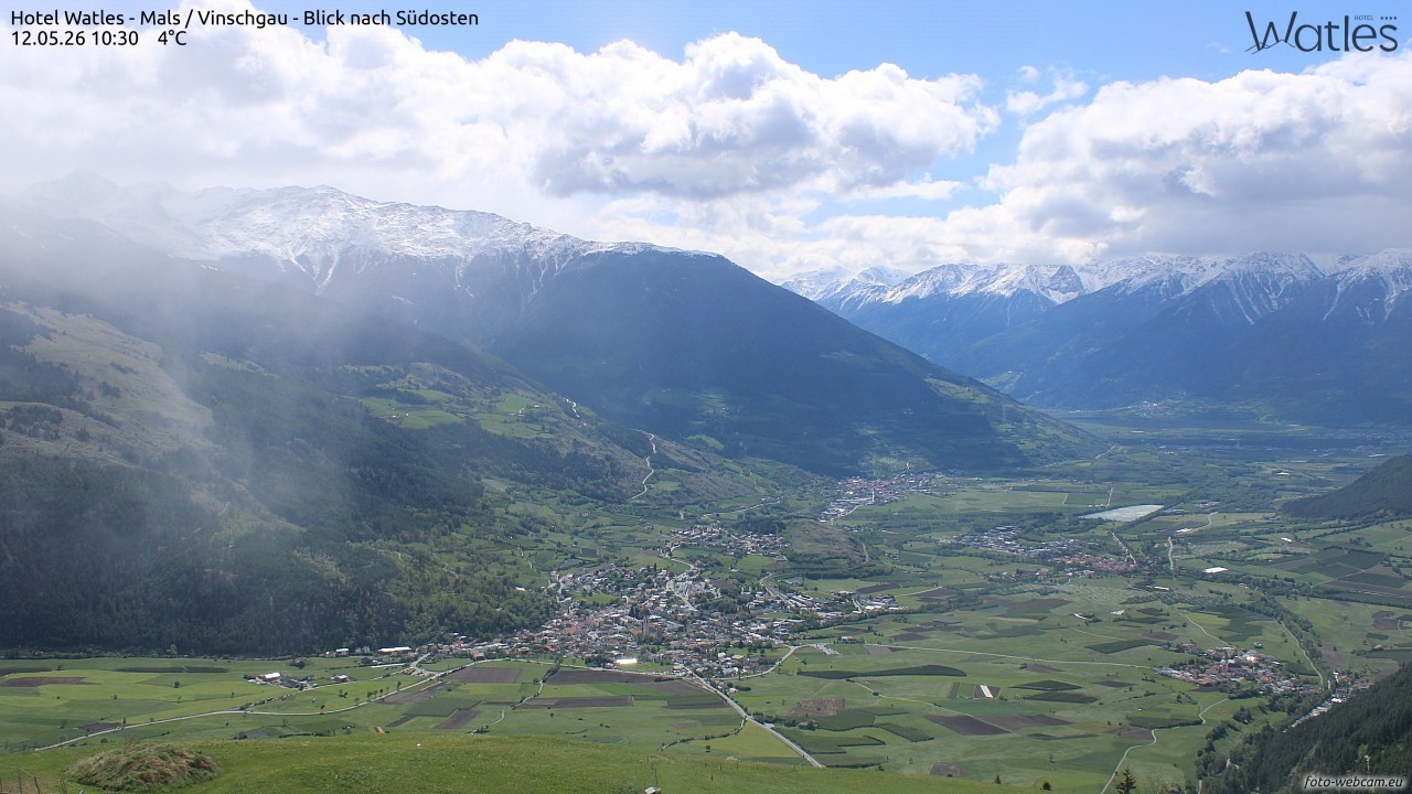 Archiv Foto Webcam Panoramablick vom Hotel Watles