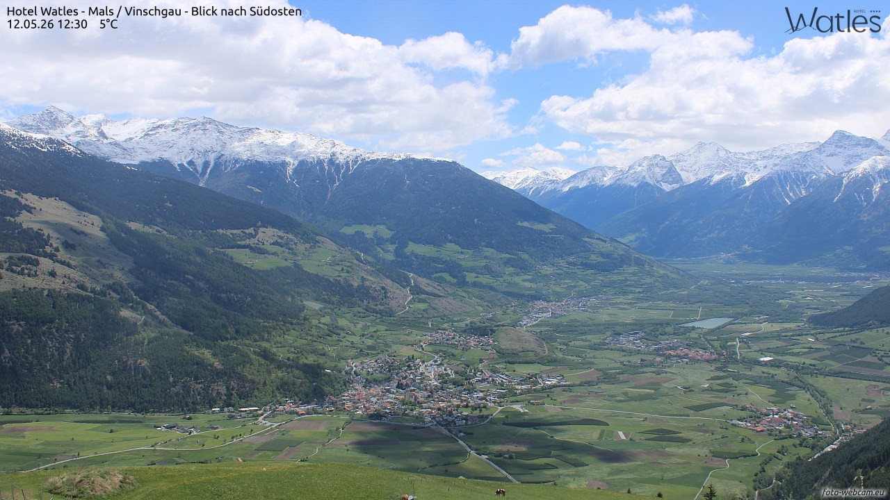 Archiv Foto Webcam Panoramablick vom Hotel Watles
