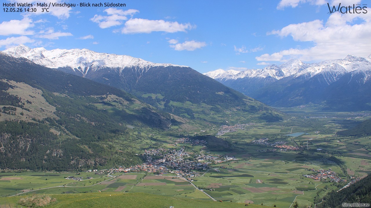 Archiv Foto Webcam Panoramablick vom Hotel Watles
