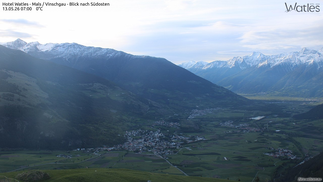 Archiv Foto Webcam Panoramablick vom Hotel Watles