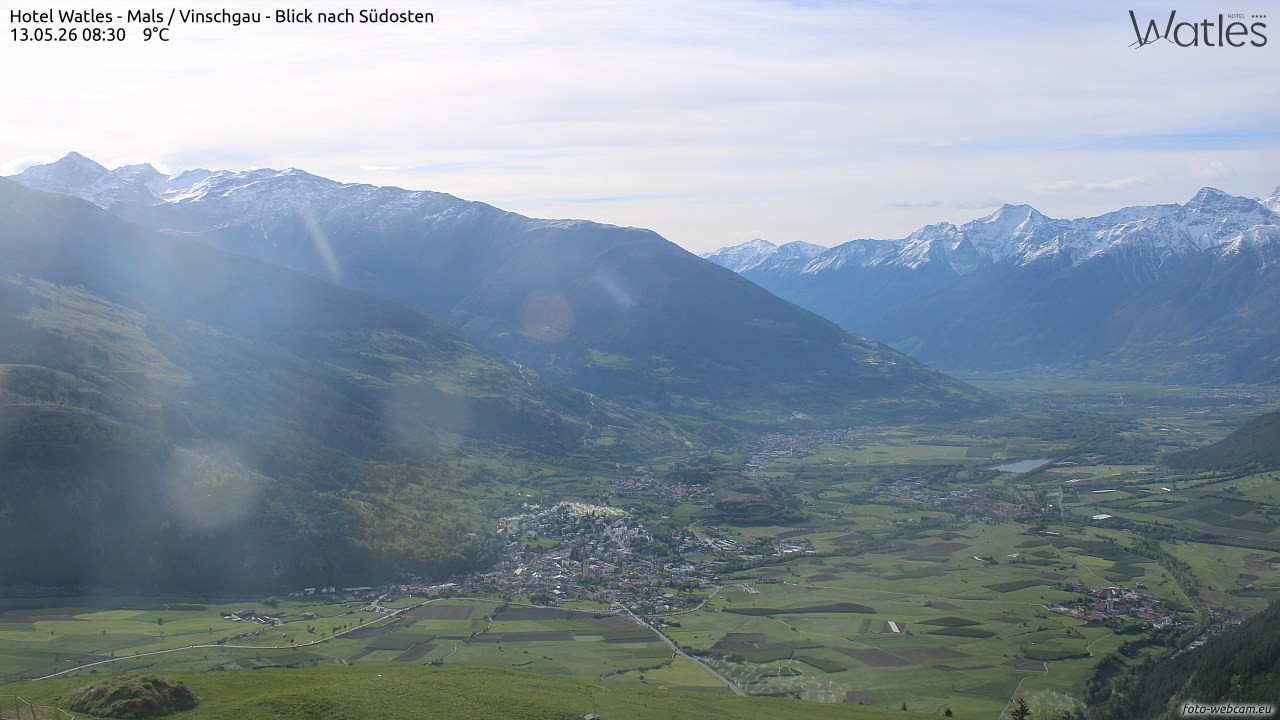 Archiv Foto Webcam Panoramablick vom Hotel Watles