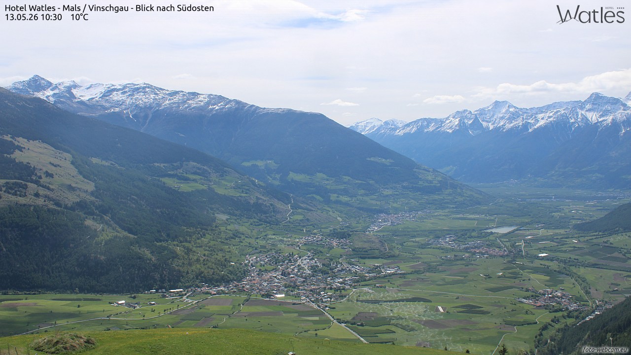 Archiv Foto Webcam Panoramablick vom Hotel Watles