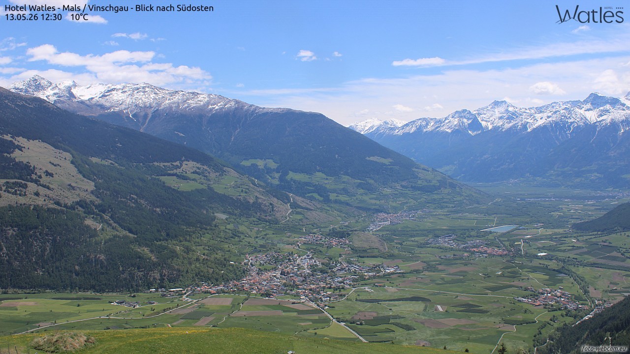Archiv Foto Webcam Panoramablick vom Hotel Watles