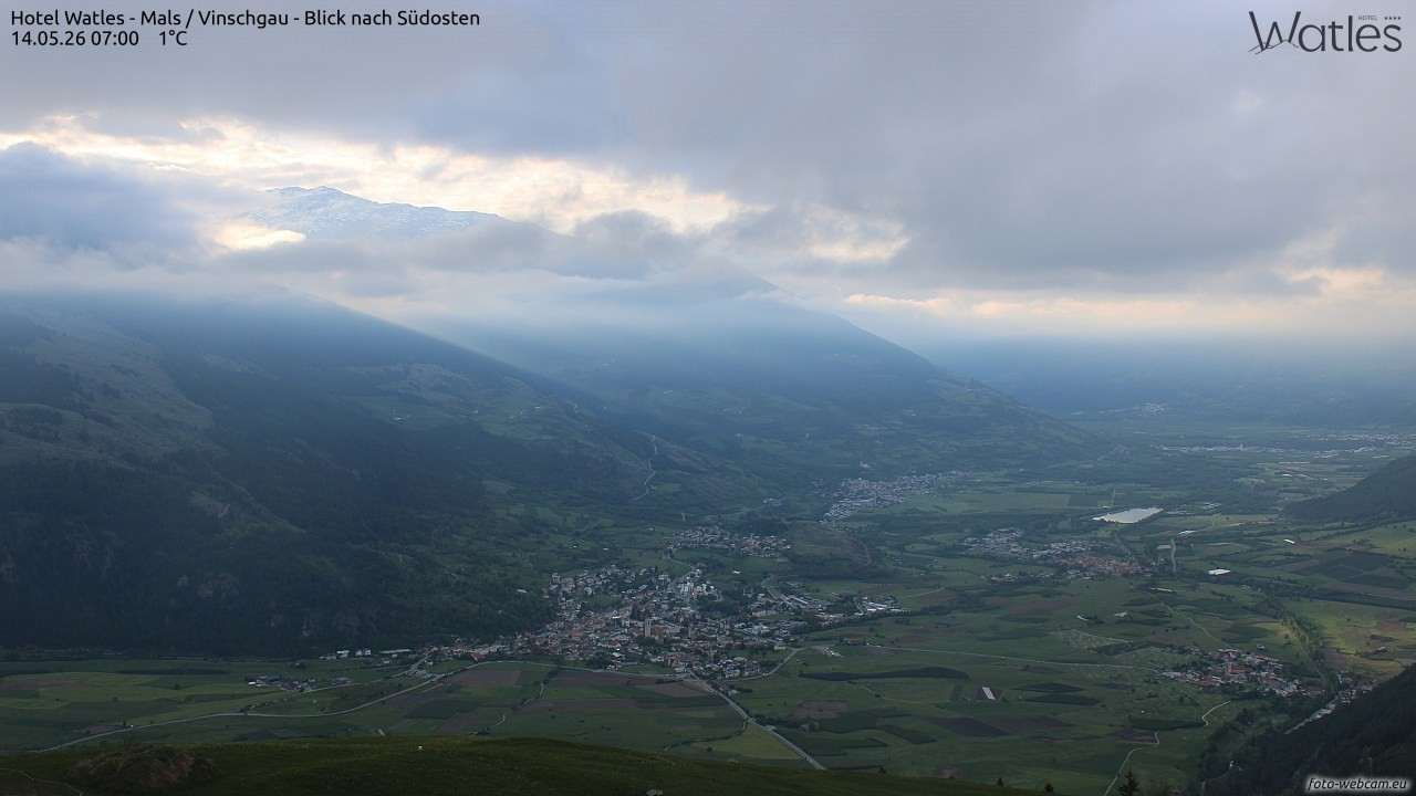 Archiv Foto Webcam Panoramablick vom Hotel Watles