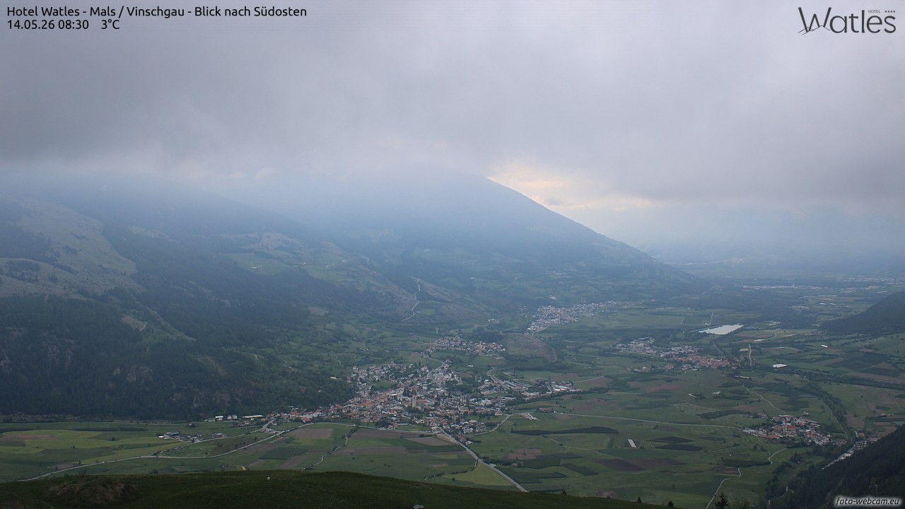Archiv Foto Webcam Panoramablick vom Hotel Watles