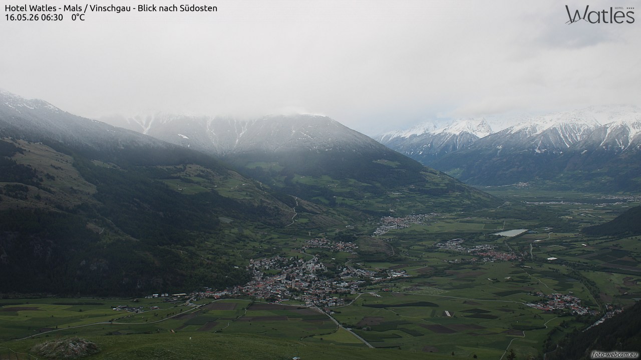 Archiv Foto Webcam Panoramablick vom Hotel Watles