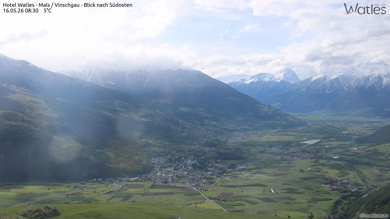 Archiv Foto Webcam Panoramablick vom Hotel Watles