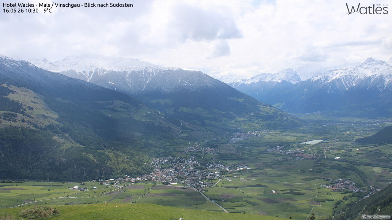 Archiv Foto Webcam Panoramablick vom Hotel Watles