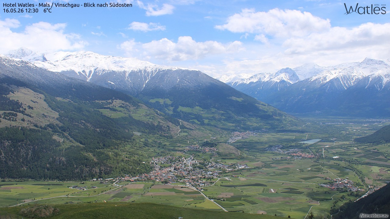 Archiv Foto Webcam Panoramablick vom Hotel Watles